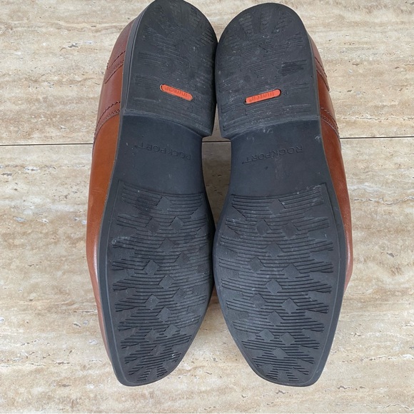 Rockport Men's Leather Trutech Slayter Plain Toe Shoes Brown Size 13 M Lace Up - Picture 10 of 10